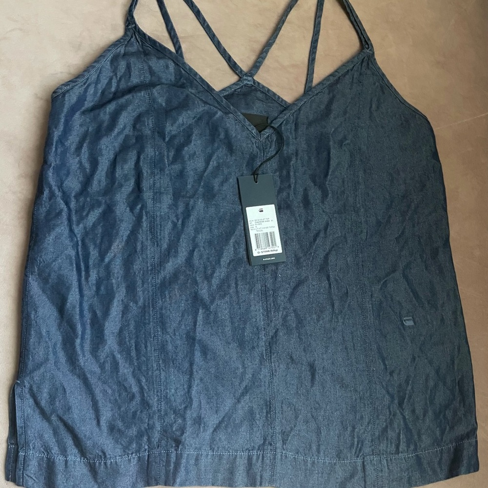 G-Star Raw denim tank small